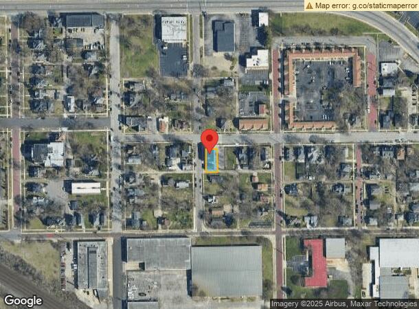  402 E South St, South Bend, IN Parcel Map