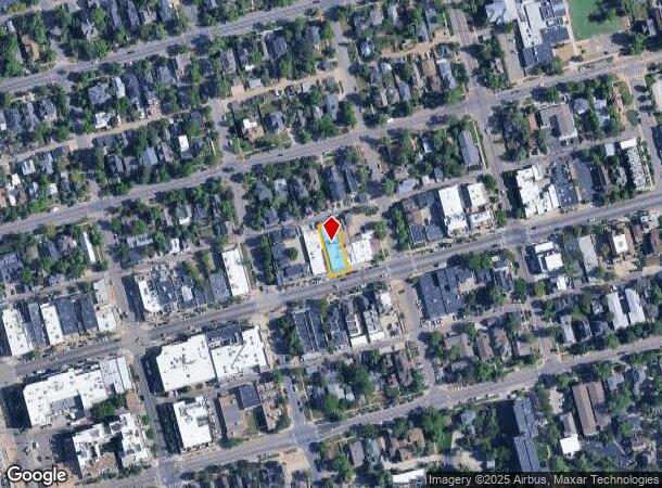 1825 Pearl St, Boulder, CO Parcel Map