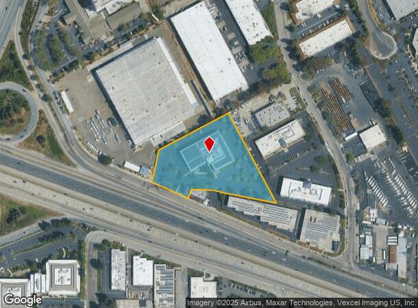 2055 Laurelwood Rd, Santa Clara, CA Parcel Map