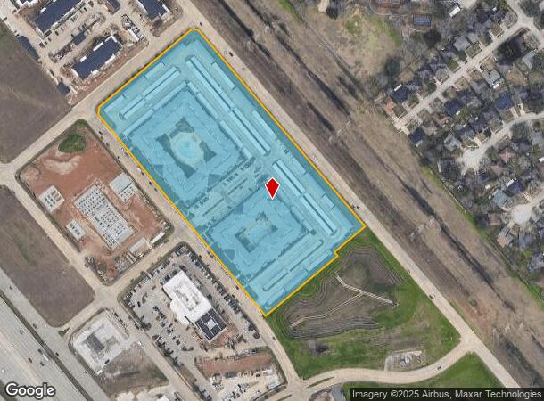 18833 Town Ridge Ln, Webster, TX Parcel Map