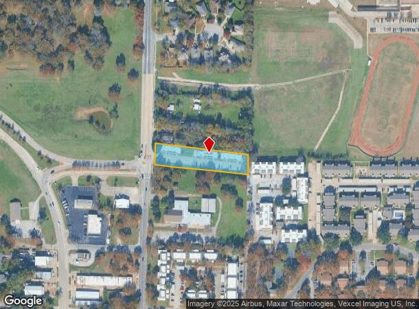 2830 N Locust St, Denton, TX Parcel Map