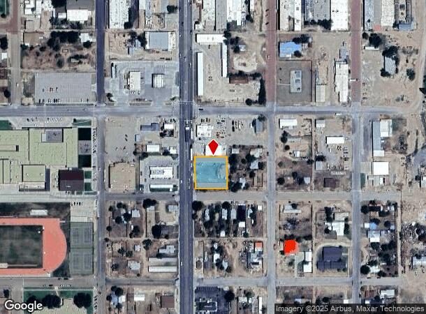  212 S Broadway St, Post, TX Parcel Map