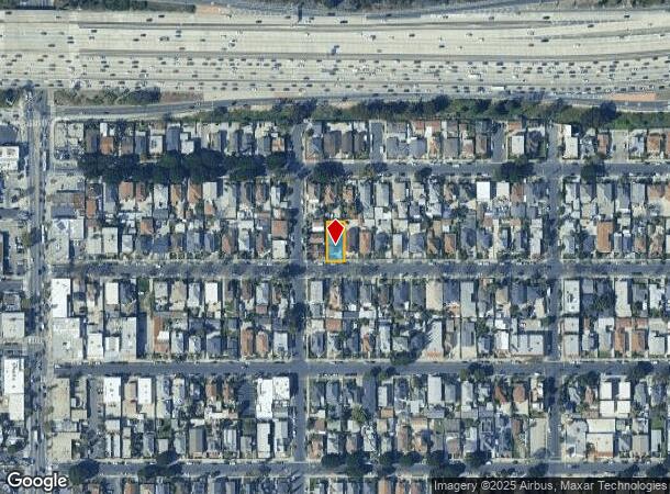  1383 W 23Rd St, Los Angeles, CA Parcel Map