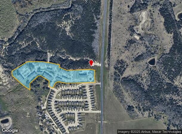  1 Se Gabriels Bluff Dr, Georgetown, TX Parcel Map