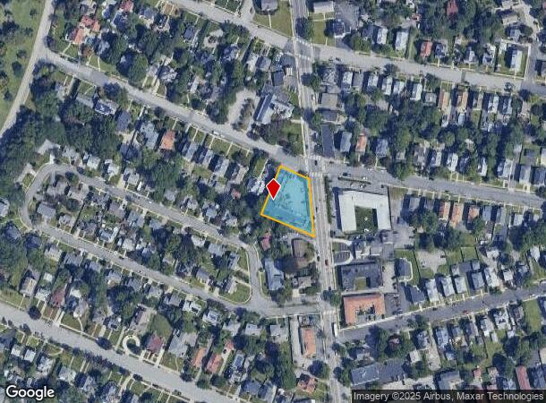  1687 Broad St, Cranston, RI Parcel Map