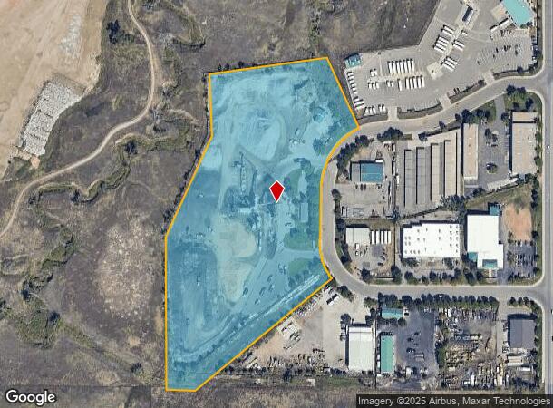 1240 Rock Creek Cir, Lafayette, CO Parcel Map