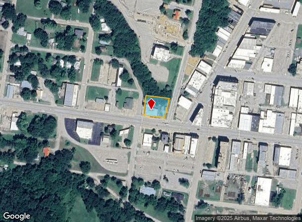  127 W Main St, Pawhuska, OK Parcel Map