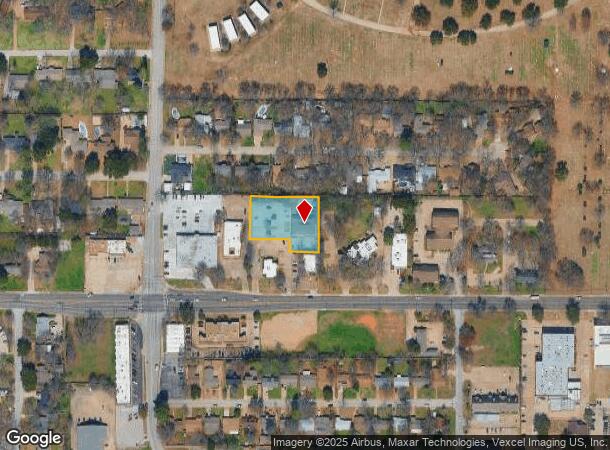  1105 W Randol Mill Rd, Arlington, TX Parcel Map