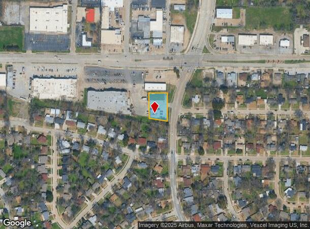 1718 E Abram St, Arlington, TX Parcel Map