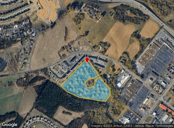  2510 Mosby Ct, Harrisonburg, VA Parcel Map