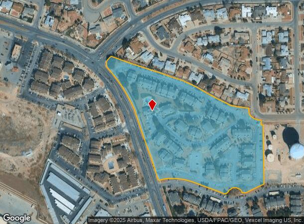  9353 Viscount Blvd, El Paso, TX Parcel Map