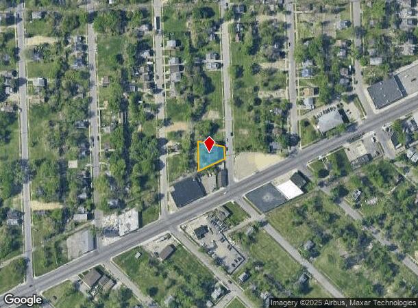  17131 Gitre St, Detroit, MI Parcel Map