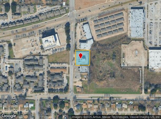  2221 Browning Dr, Arlington, TX Parcel Map