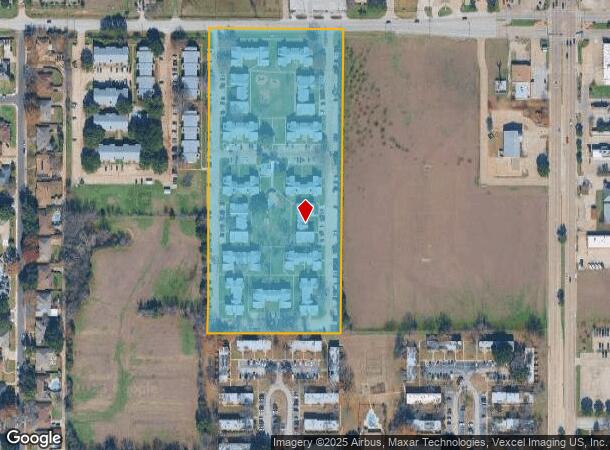  212 W Wintergreen Rd, Desoto, TX Parcel Map