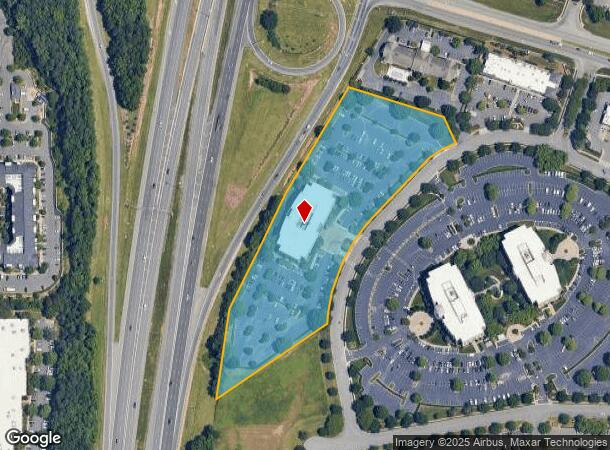  9300 E W T Harris Blvd, Charlotte, NC Parcel Map