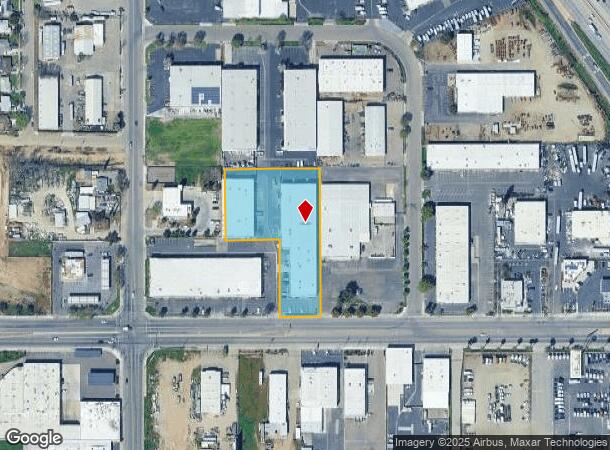  2603 E Jensen Ave, Fresno, CA Parcel Map