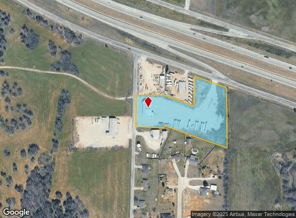  707 S Wickham St, Alvord, TX Parcel Map