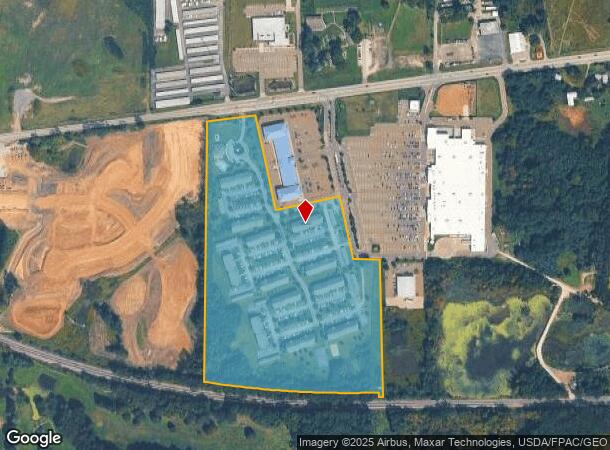 101 Pebblebrook Ln, Kent, OH Parcel Map