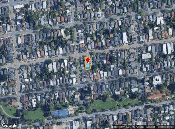  1704 Francisco St, Berkeley, CA Parcel Map