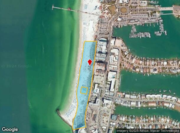  Gulfview Blvd, Clearwater, FL Parcel Map