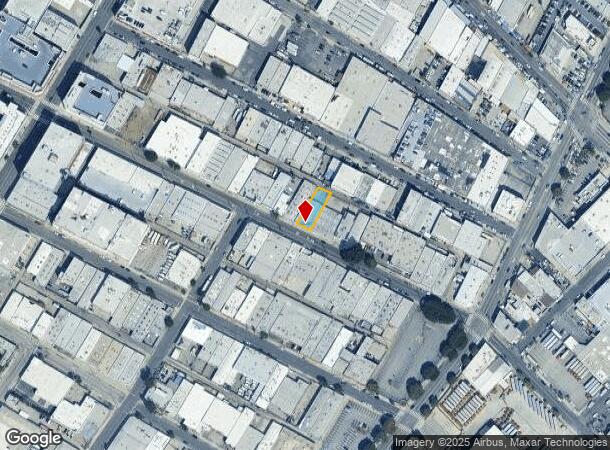  1115 E 12Th St, Los Angeles, CA Parcel Map