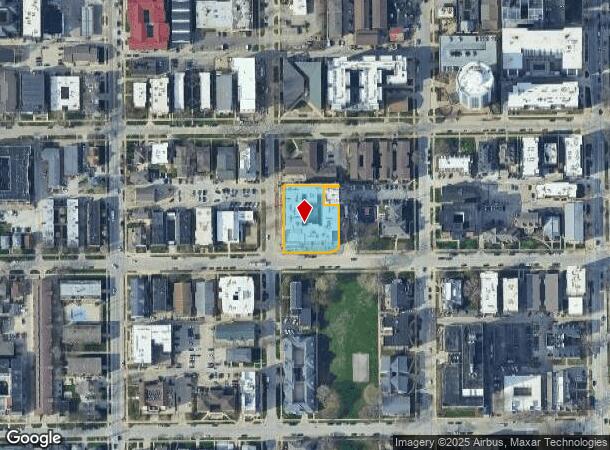 202 E Daniel St, Champaign, IL Parcel Map