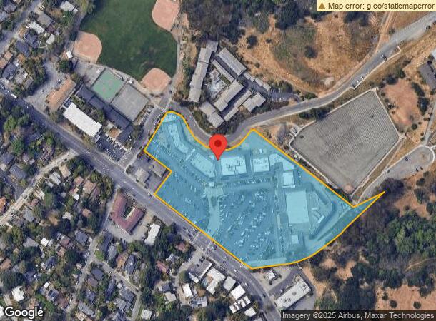  850 Sir Francis Drake Blvd, San Anselmo, CA Parcel Map