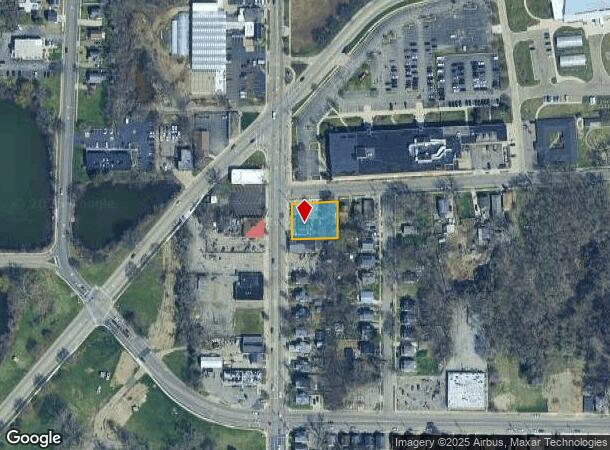  1209 S Burdick St, Kalamazoo, MI Parcel Map