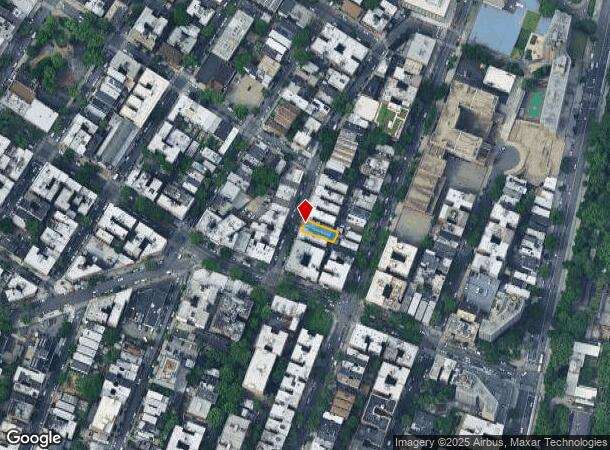  2416 Beaumont Ave, Bronx, NY Parcel Map