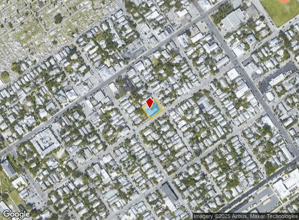 1011 Virginia St, Key West, FL Parcel Map