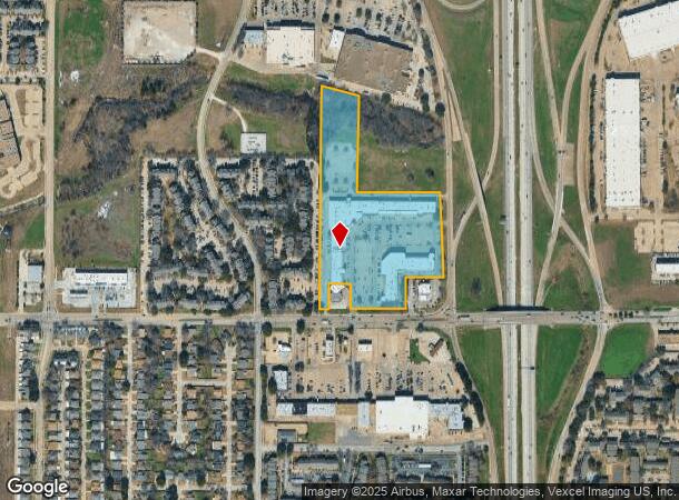2505 E Arkansas Ln, Arlington, TX Parcel Map