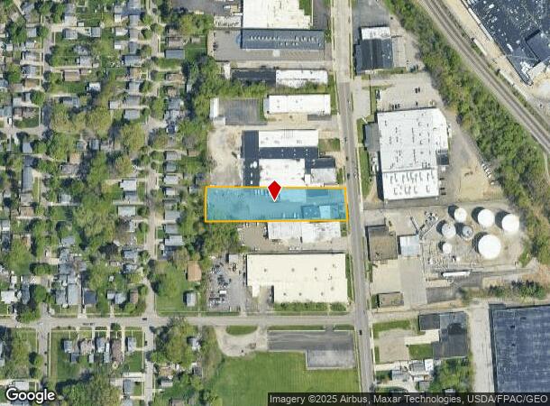  1024 Home Ave, Akron, OH Parcel Map
