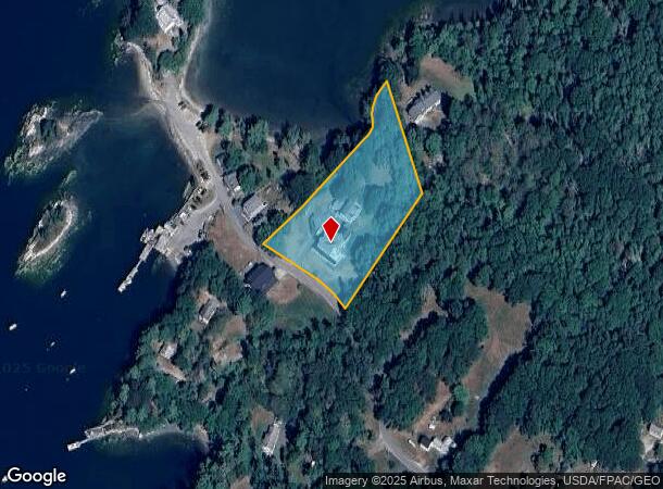 108 Lookout Point Rd, Harpswell, ME Parcel Map