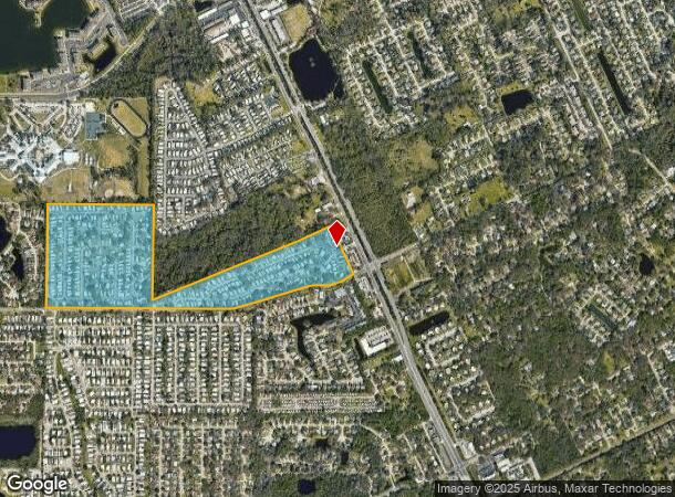  1 Spring Dr, Port Orange, FL Parcel Map