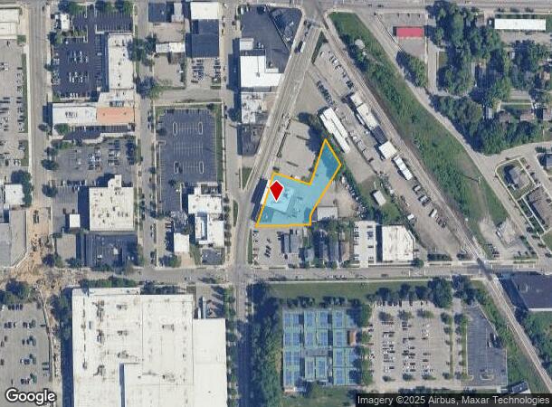 1116 Plainfield Ave Ne, Grand Rapids, MI Parcel Map