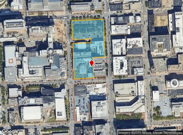 501 E Baltimore St, Baltimore, MD Parcel Map