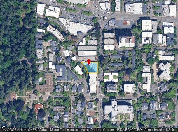  831 Sw Vista Ave, Portland, OR Parcel Map