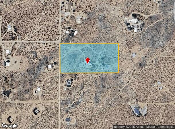  8523 Star Ln, Joshua Tree, CA Parcel Map
