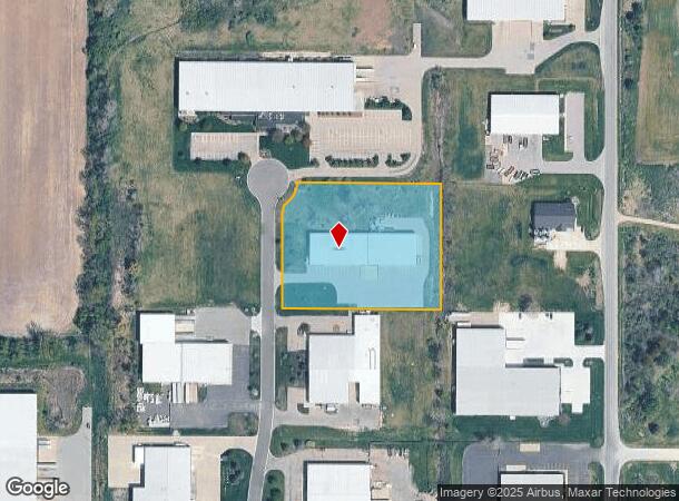  3382 Production Ct, Zeeland, MI Parcel Map