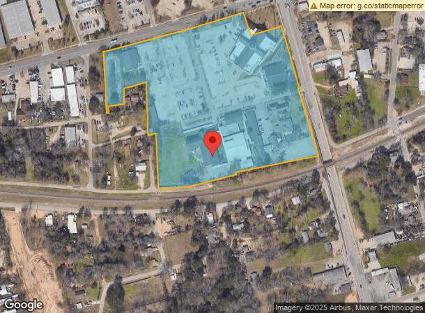  109 N Frazier St, Conroe, TX Parcel Map