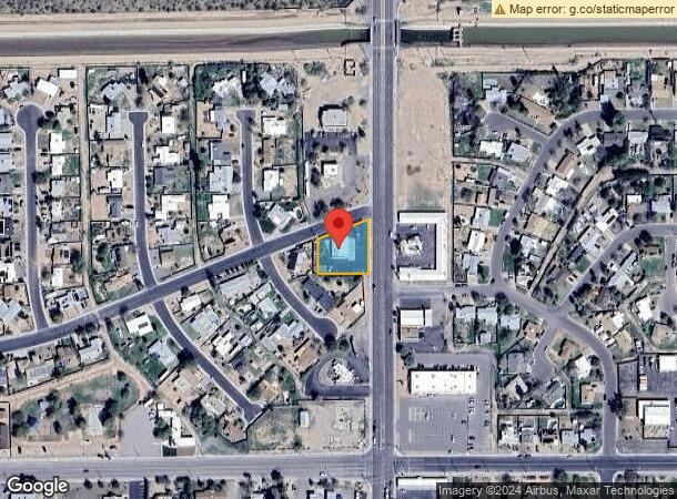  1250 N Arizona Blvd, Coolidge, AZ Parcel Map