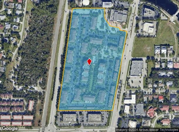  7801 N Federal Hwy, Boca Raton, FL Parcel Map