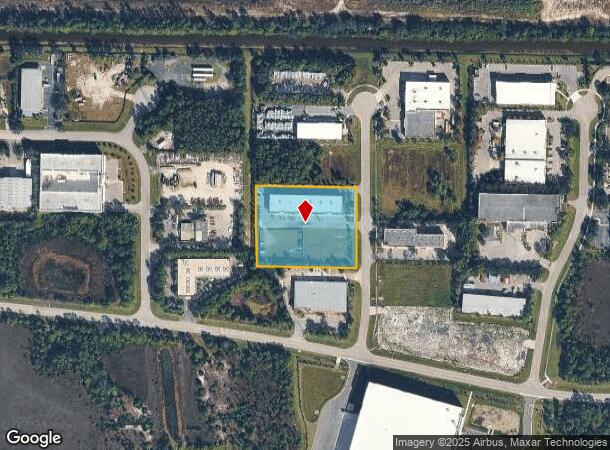 15837 Mercantile Ct, Jupiter, FL Parcel Map