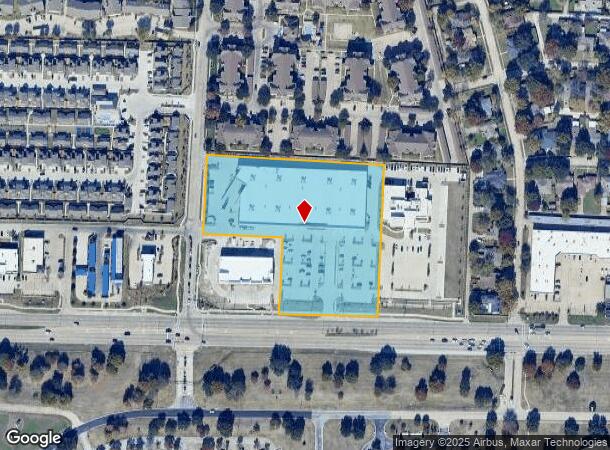  2800 W University Dr, Mckinney, TX Parcel Map
