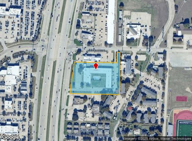  1300 N Central Expy, Mckinney, TX Parcel Map