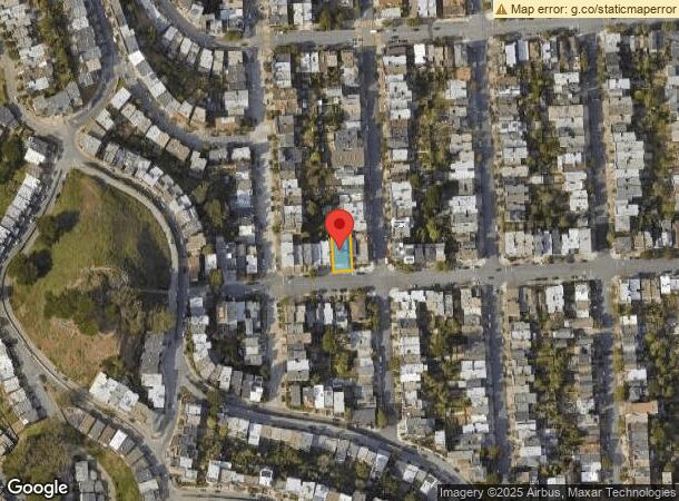  616 Moraga St, San Francisco, CA Parcel Map