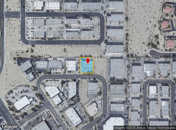  72110 Corporate Way, Thousand Palms, CA Parcel Map