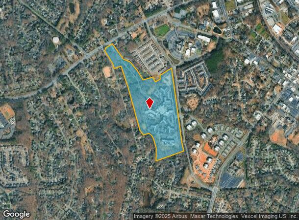  733 Pavilion View Dr, Matthews, NC Parcel Map