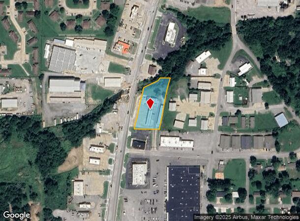 1581 S Muskogee Ave, Tahlequah, OK Parcel Map