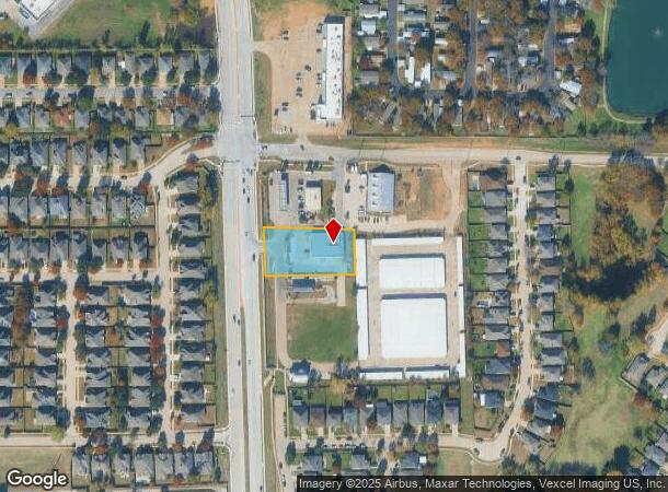 4045 Teasley Ln, Denton, TX Parcel Map